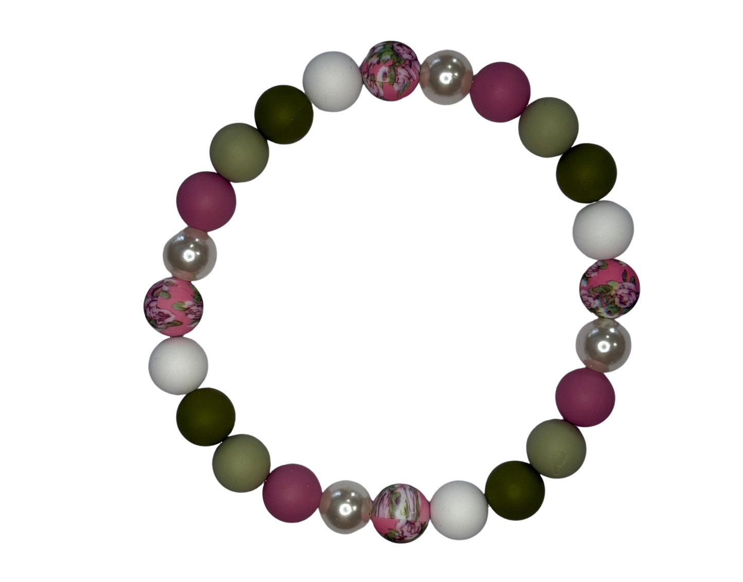 Petals & Plaid Beaded Collar