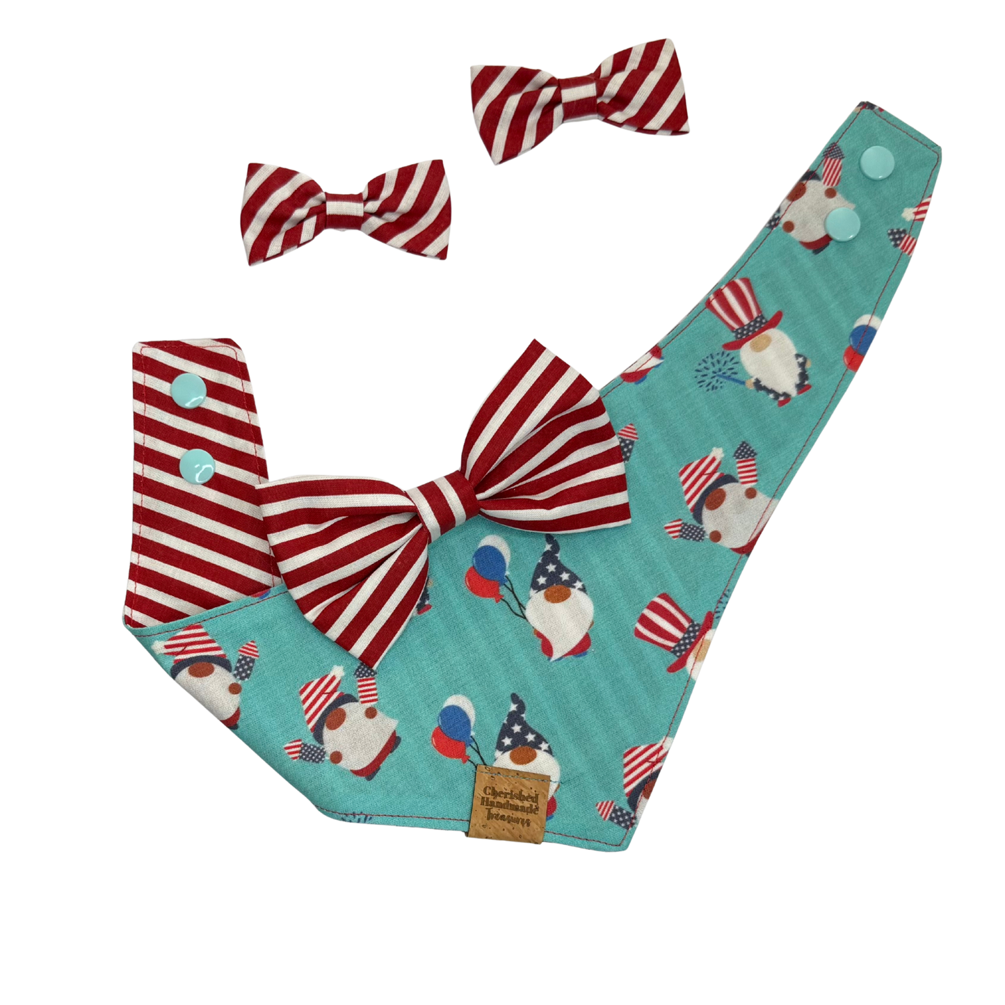 Patriotic Gnome Reversible Bandana