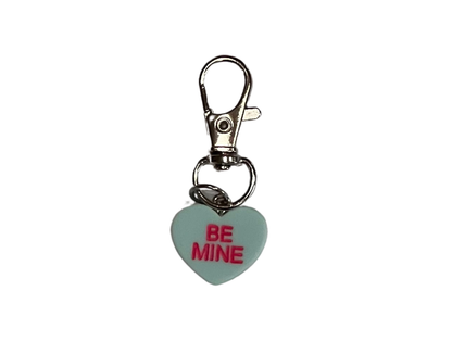 Conversation Heart Pet Collar Charm