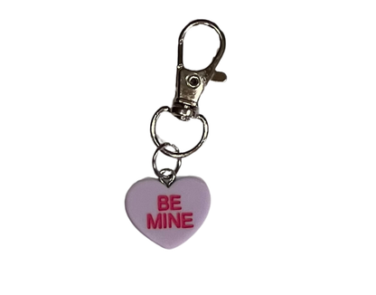 Conversation Heart Pet Collar Charm