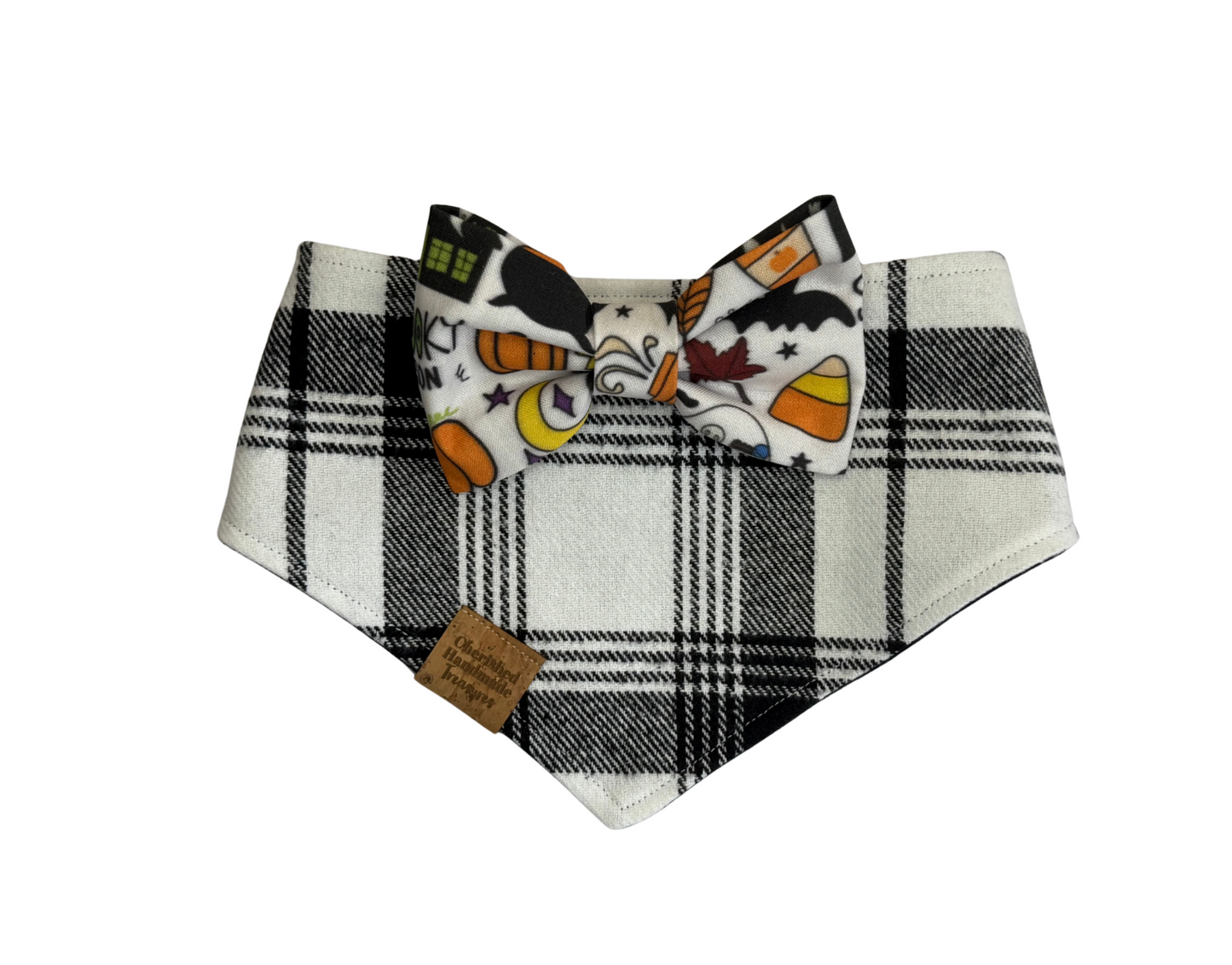 Ember and Ash Plaid Reversible Bandana