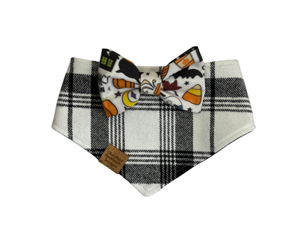Ember and Ash Plaid Reversible Bandana