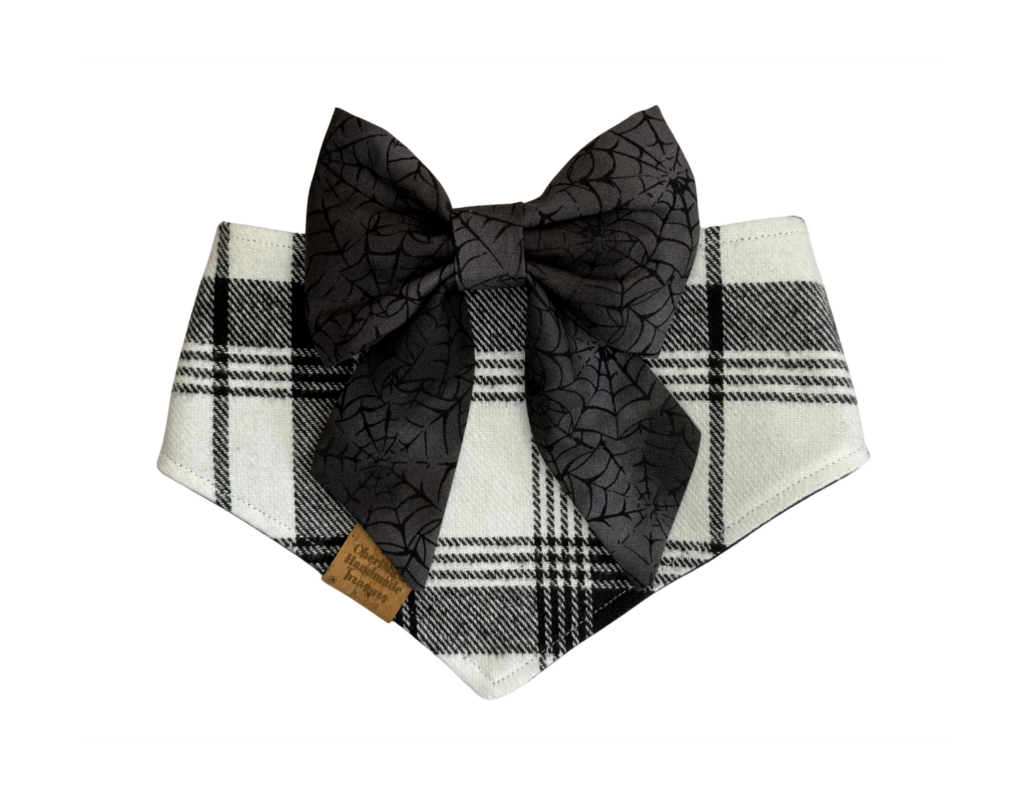 Ember and Ash Plaid Reversible Bandana