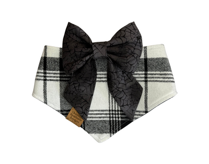 Ember and Ash Plaid Reversible Bandana