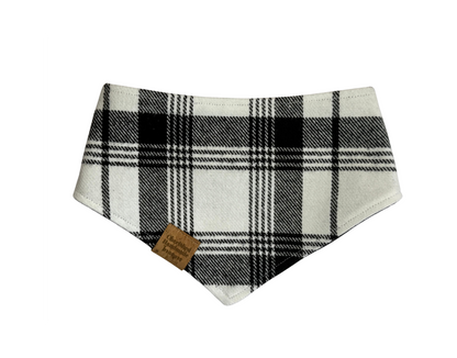 Ember and Ash Plaid Reversible Bandana