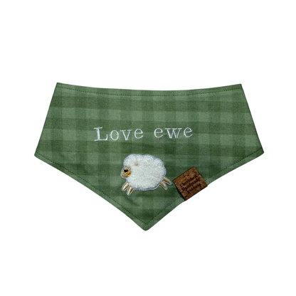 Piper's Love Ewe Reversible Bandana