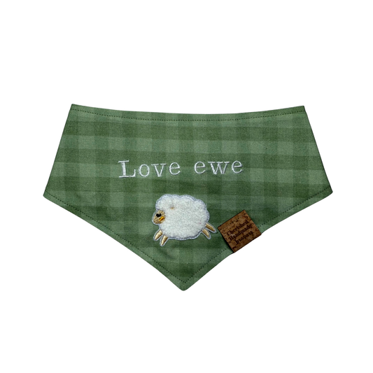 Piper's Love Ewe Reversible Bandana