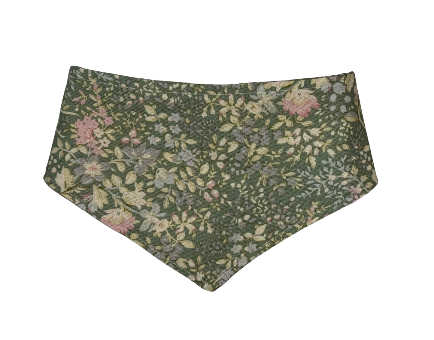 Petals & Plaid Reversible Bandana