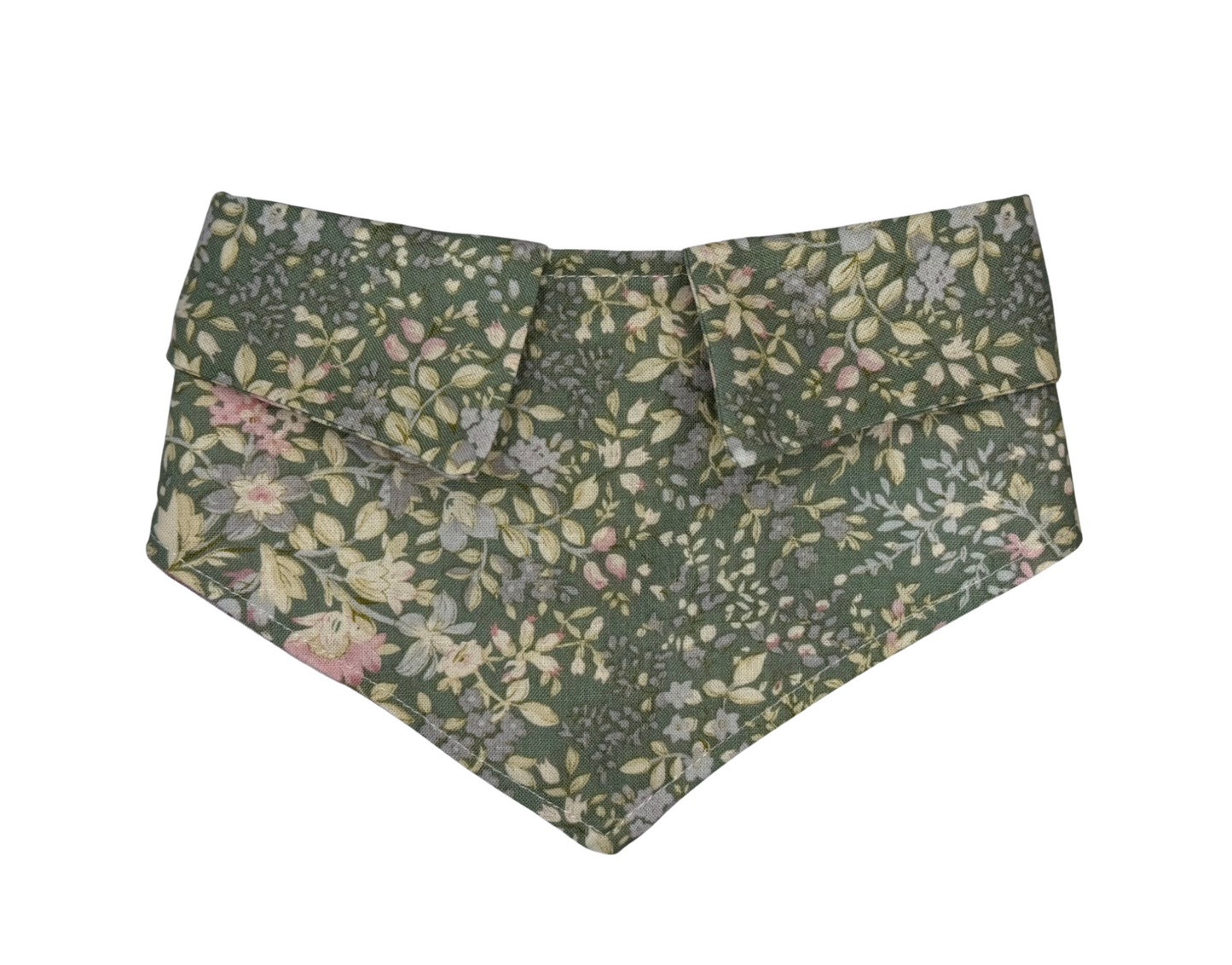 Petals & Plaid Reversible Bandana