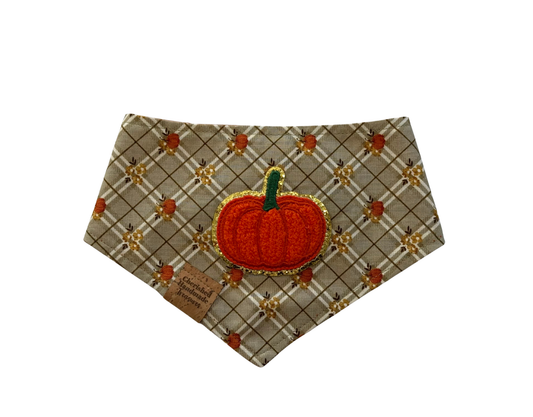 Pumpkin Pickin' Reversible Bandana