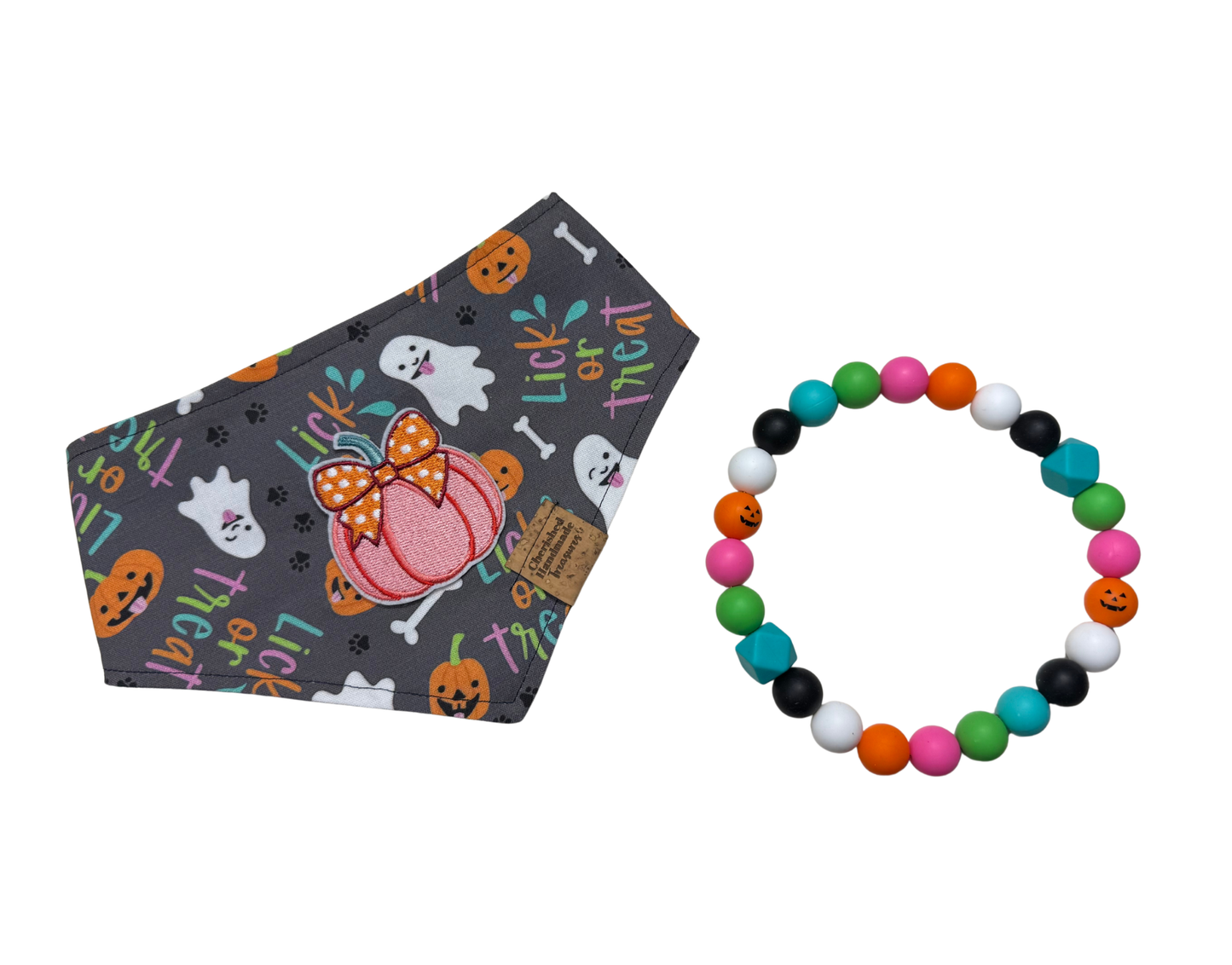Lick or Treat Reversible Bandana