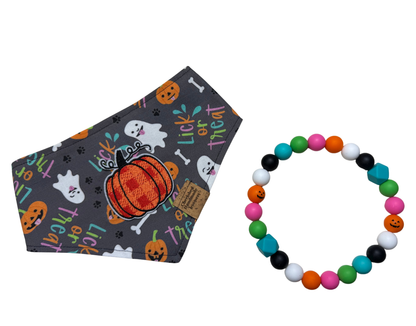 Lick or Treat Reversible Bandana
