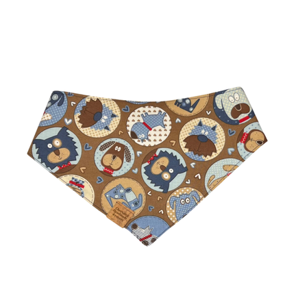 Red, White, & Woof Reversible Bandana