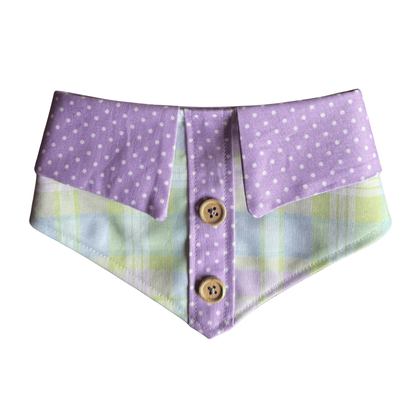 Sunday Brunch Plaid Reversible Bandana