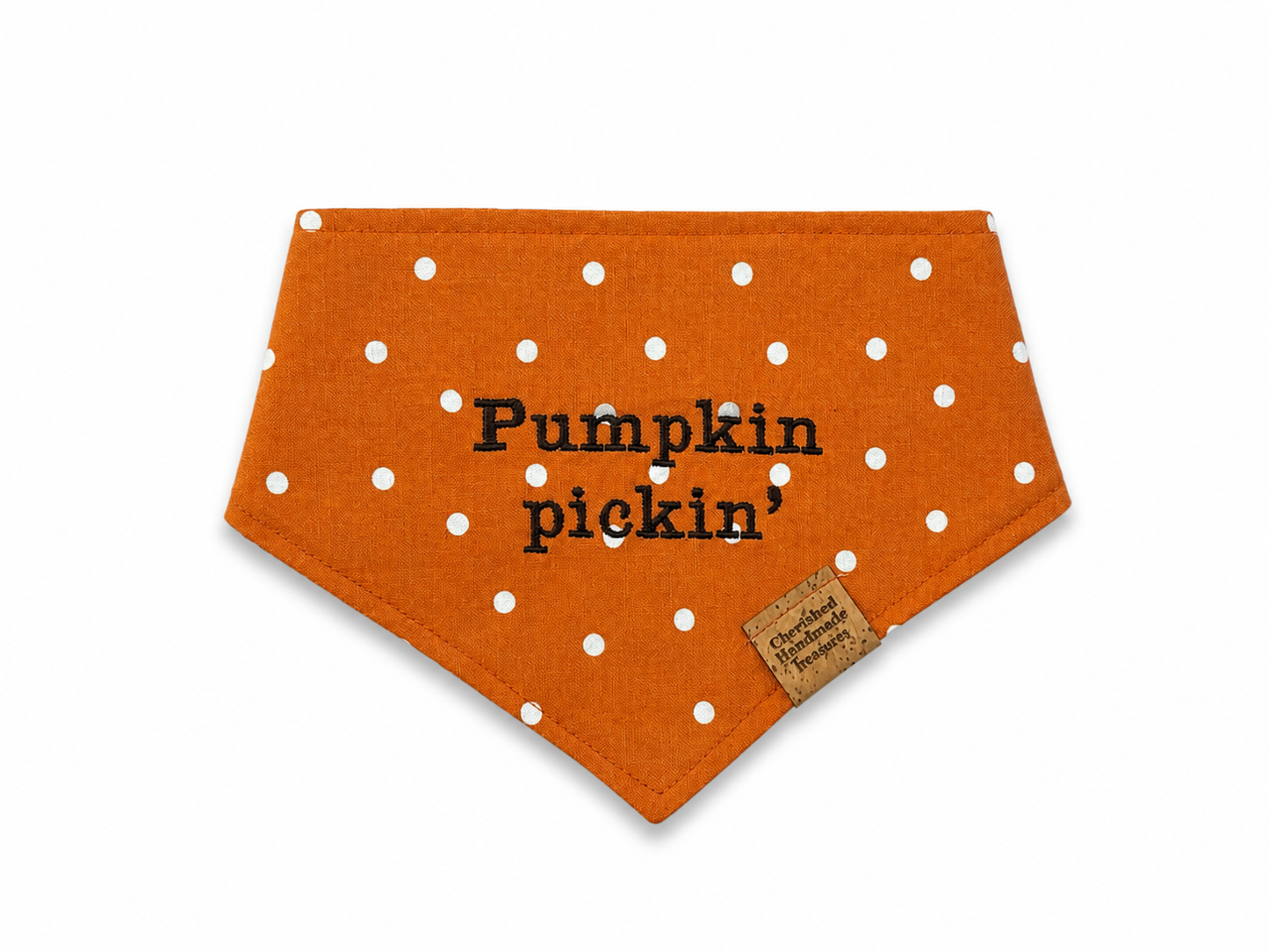 Pumpkin Pickin' Reversible Bandana