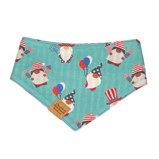 Patriotic Gnome Reversible Bandana