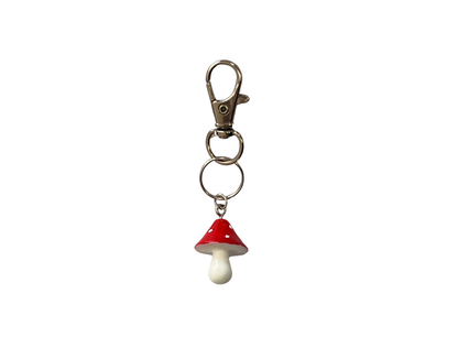 Woodland Mushroom Collar Charm