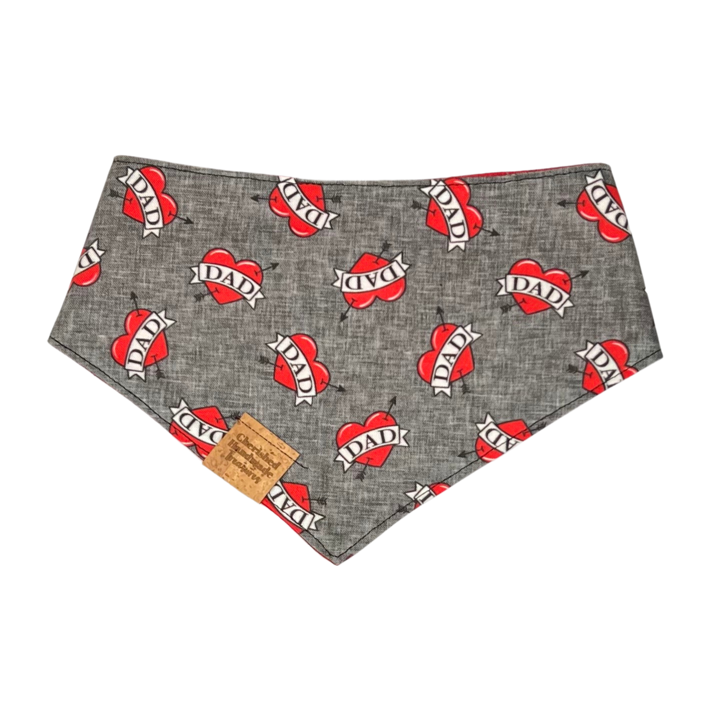 Dad Tattoo Reversible Bandana