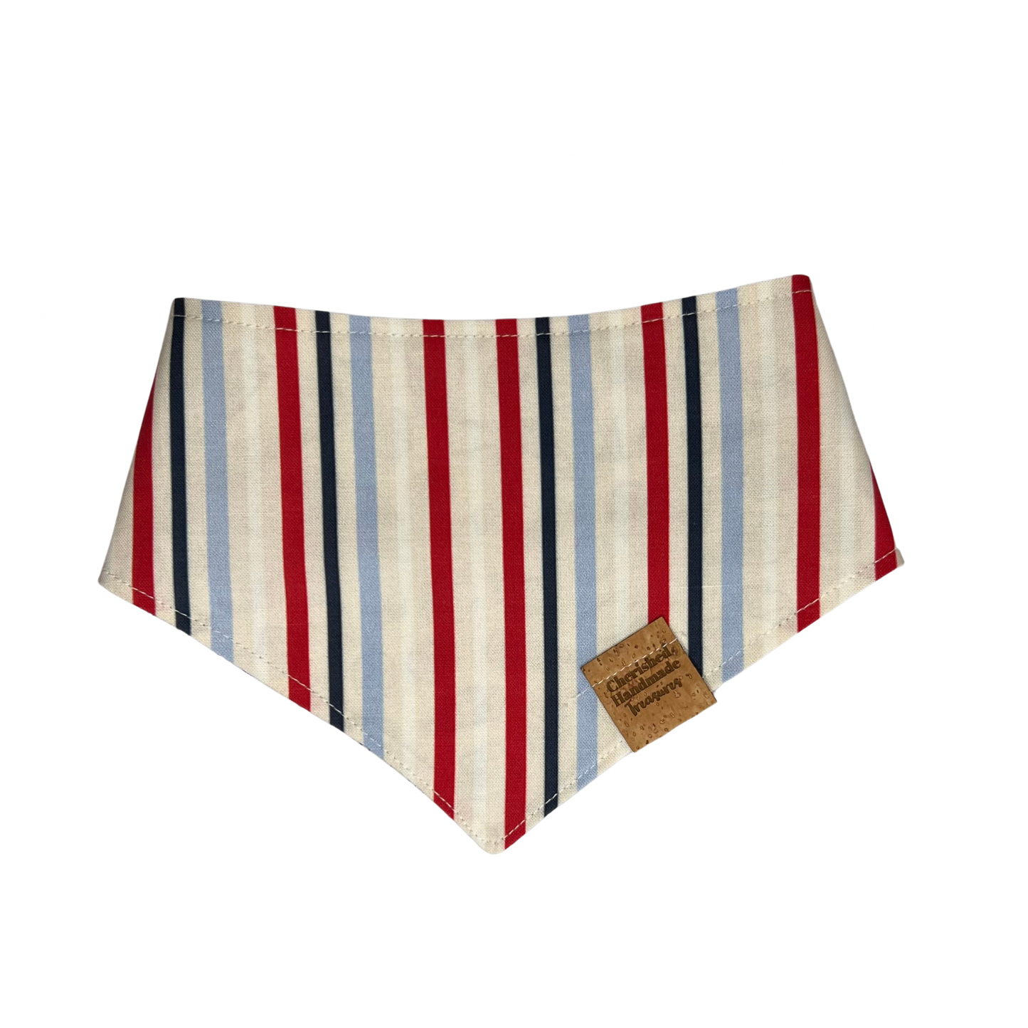 Seaside Stripes Reversible Bandana