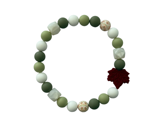 Mossy Meadow Beaded Pet Collar