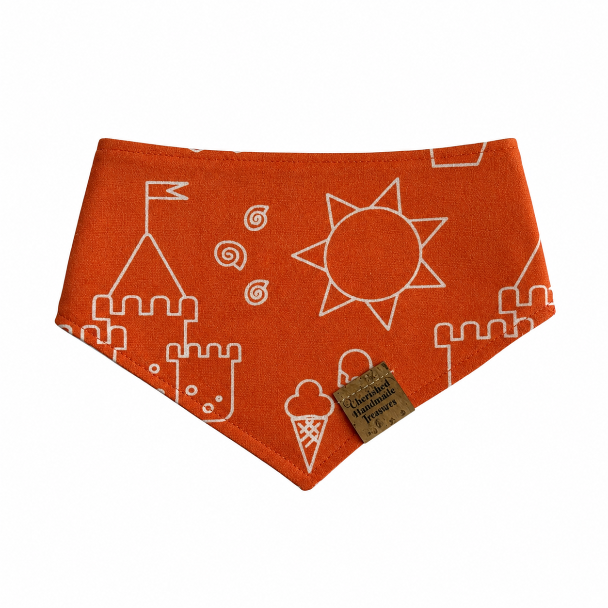 Sandcastle Summer Reversible Bandana