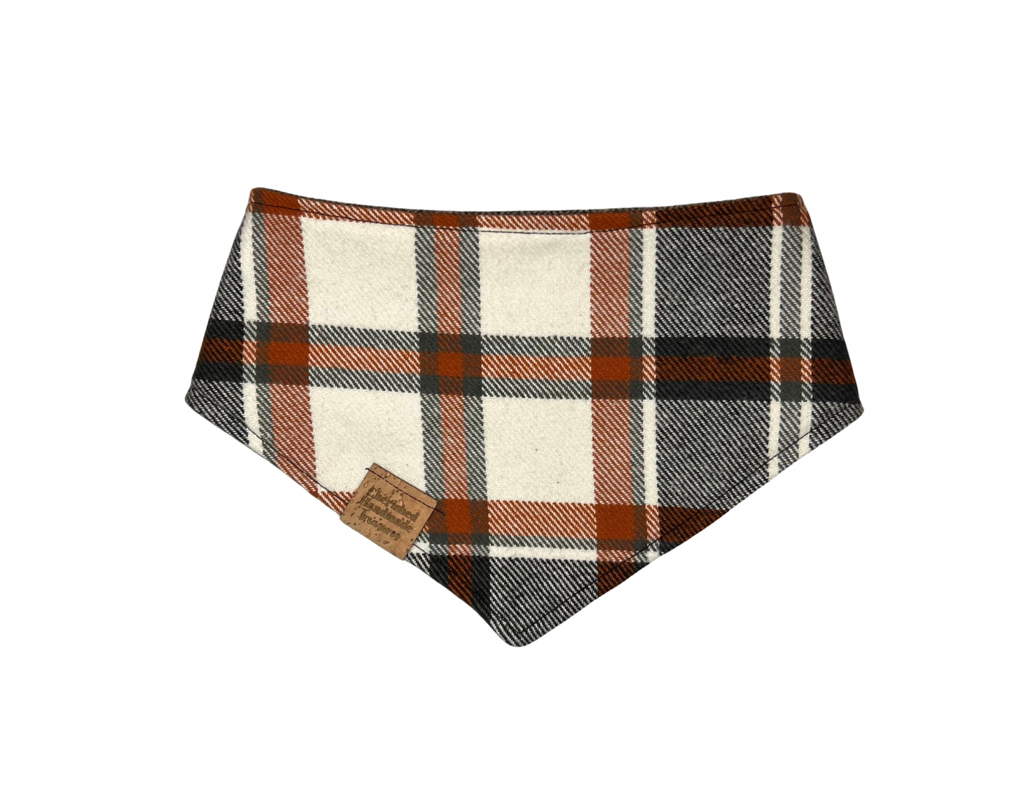 Caramel Tweed Reversible Bandana
