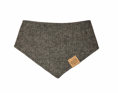 Caramel Tweed Reversible Bandana