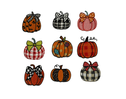 Pumpkin Iron-on Patch