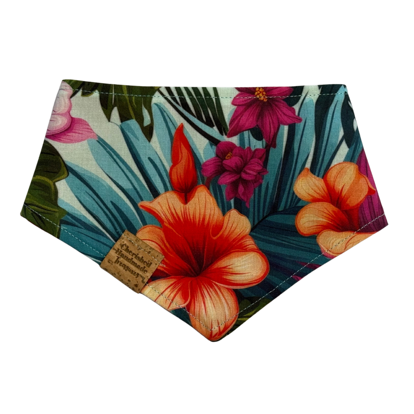 Hibiscus Heat Reversible Bandana